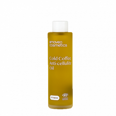 Освежающее кофейное фитнес масло «COLD COFFEE ANTI-CELLULITE OIL» Amoveo